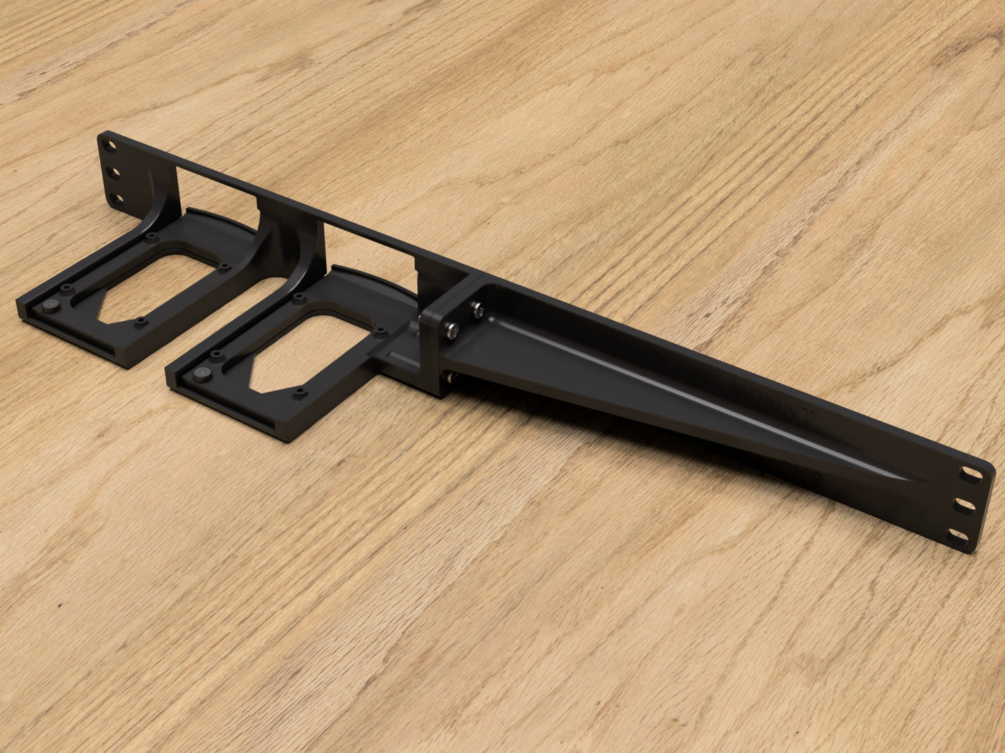 Rack mount for 2x Raspberry Pi's (Modular)