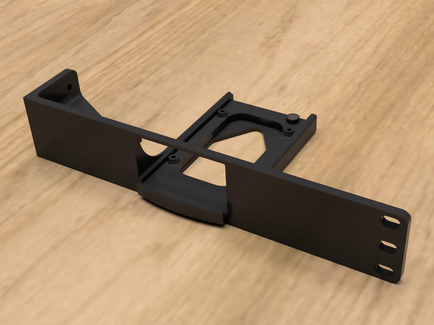 Rack mount for Raspberry Pi 3B / 4 / 5 (Modular)