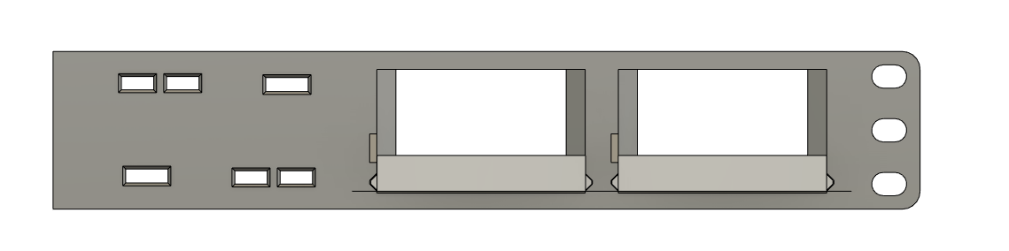 RaspberryPi 3b / 4/ Zero Multiple Rack Mount (Modular)