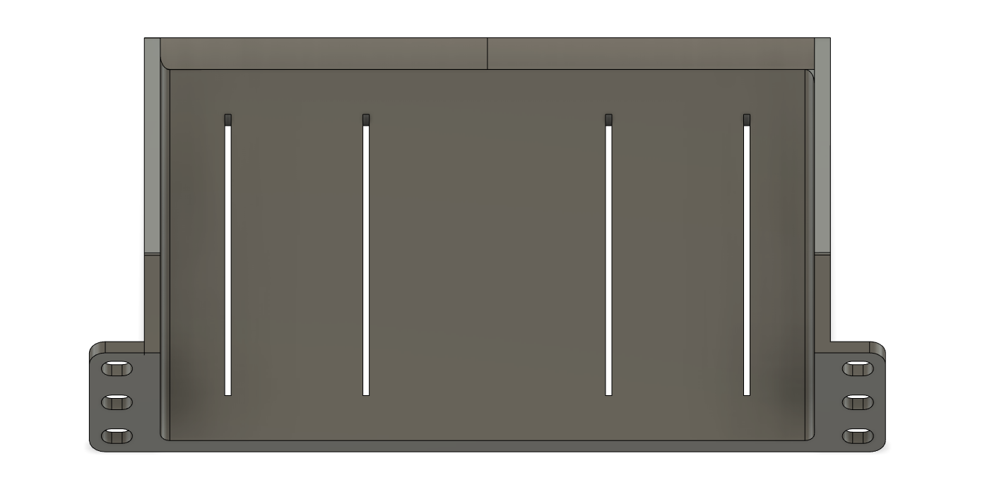 Rack mount 1RU Shelf (10-Inch)