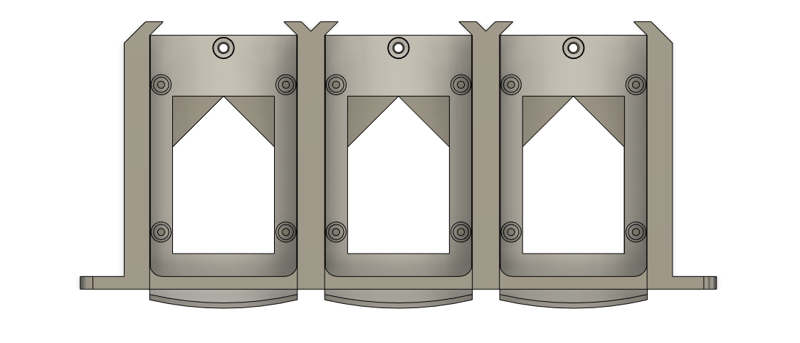 Rack mount for Raspberry Pi 3b / 4 (10-Inch)