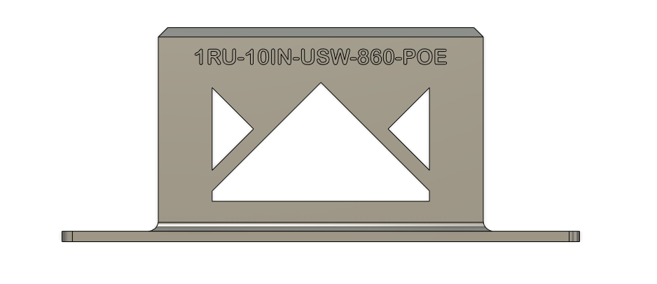 Rack Mount for Ubiquiti Unifi Switch 8 60W (10-Inch)