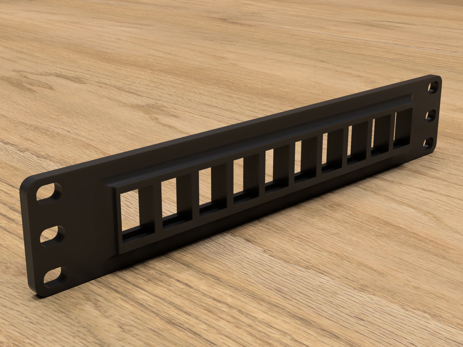 10 Inch Rack Mount for 10 Keystone Jacks – Hive Tech Solutions