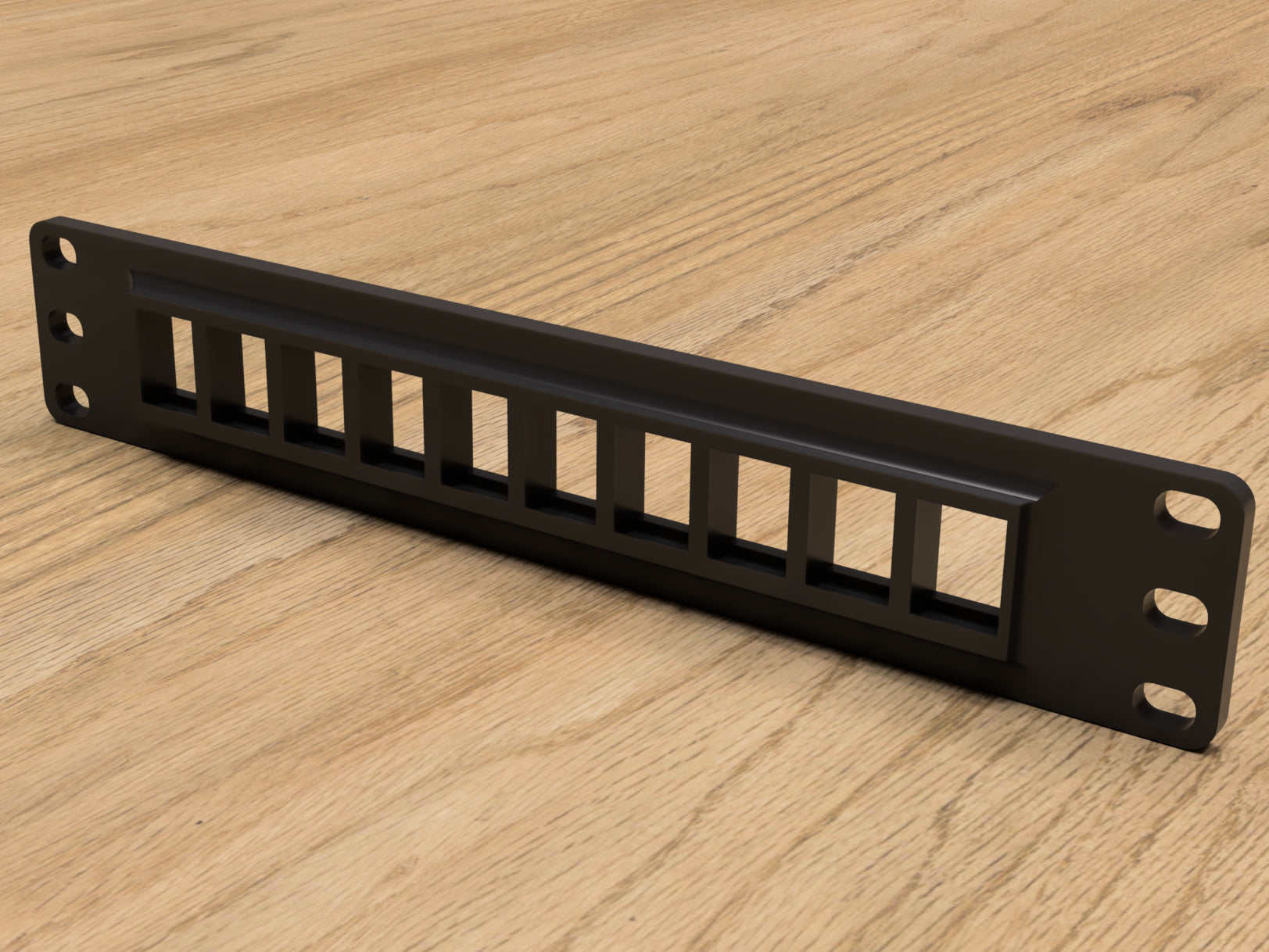 10 Inch Rack Mount for 10 Keystone Jacks – Hive Tech Solutions