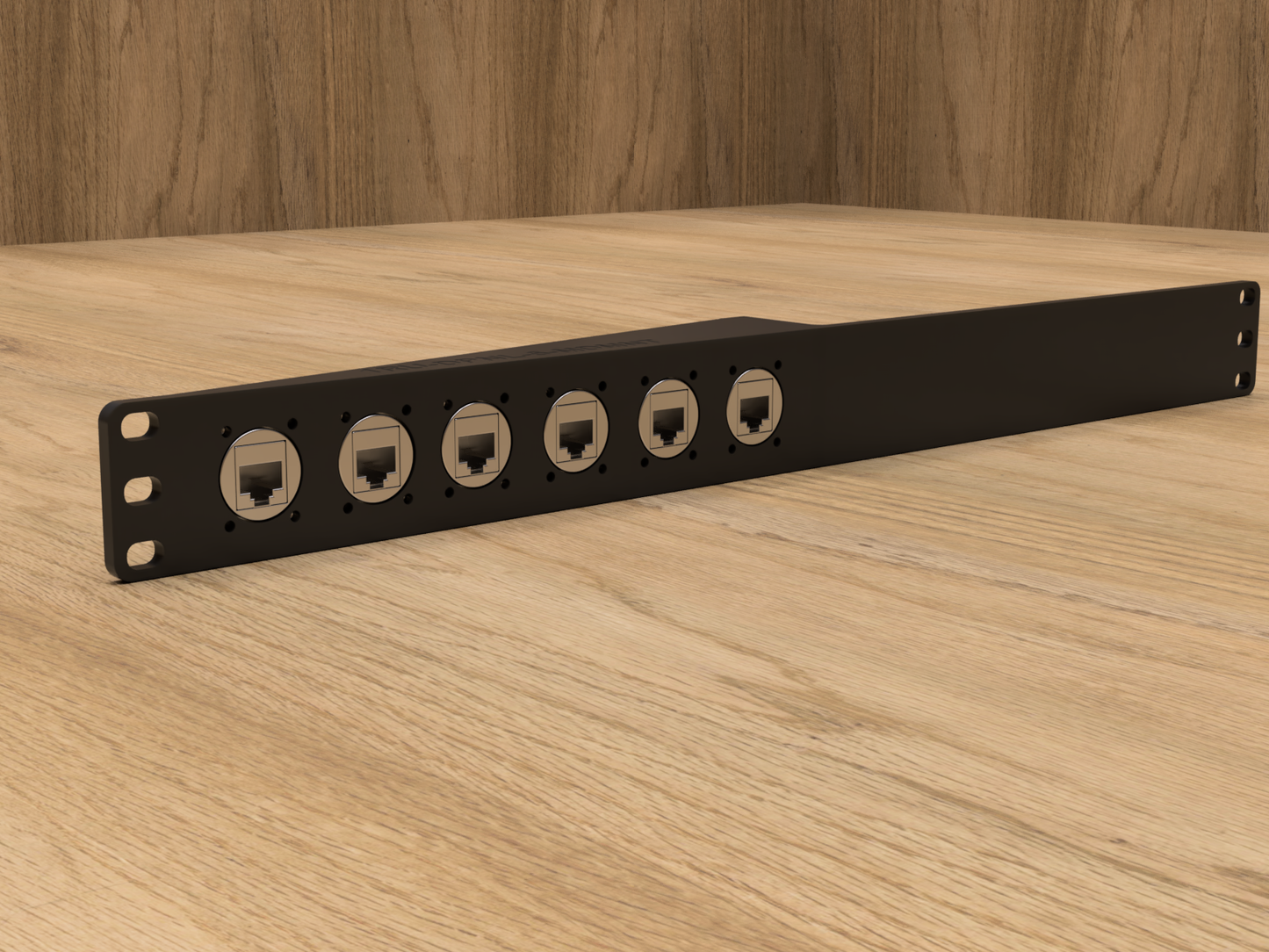 1RU 6 Port D Series Style Rack Mount (Modular)