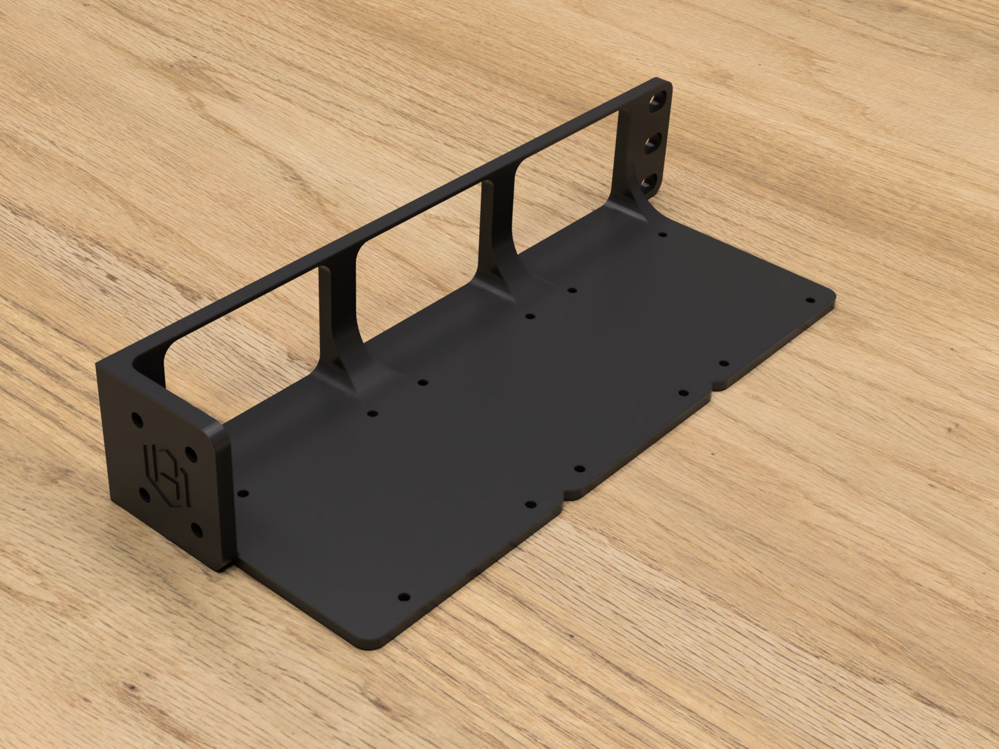 Rack mount for 3x Raspberry Pi's (Modular - Static)