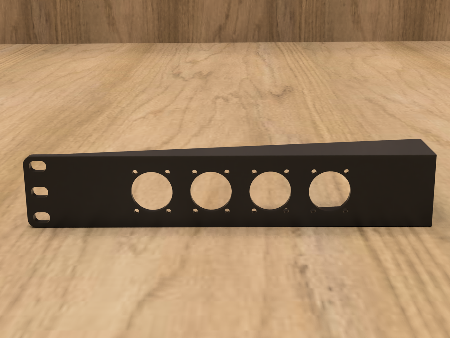 1RU 4 Port D Series Style Rack Mount (Modular)