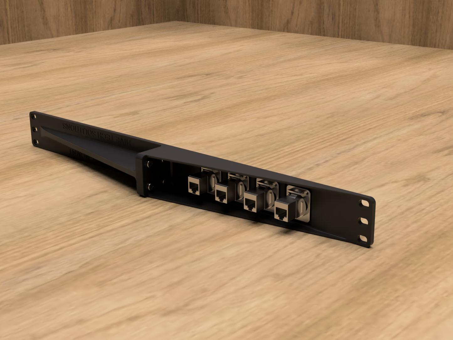 1RU 4 Port D Series Style Rack Mount (Modular)