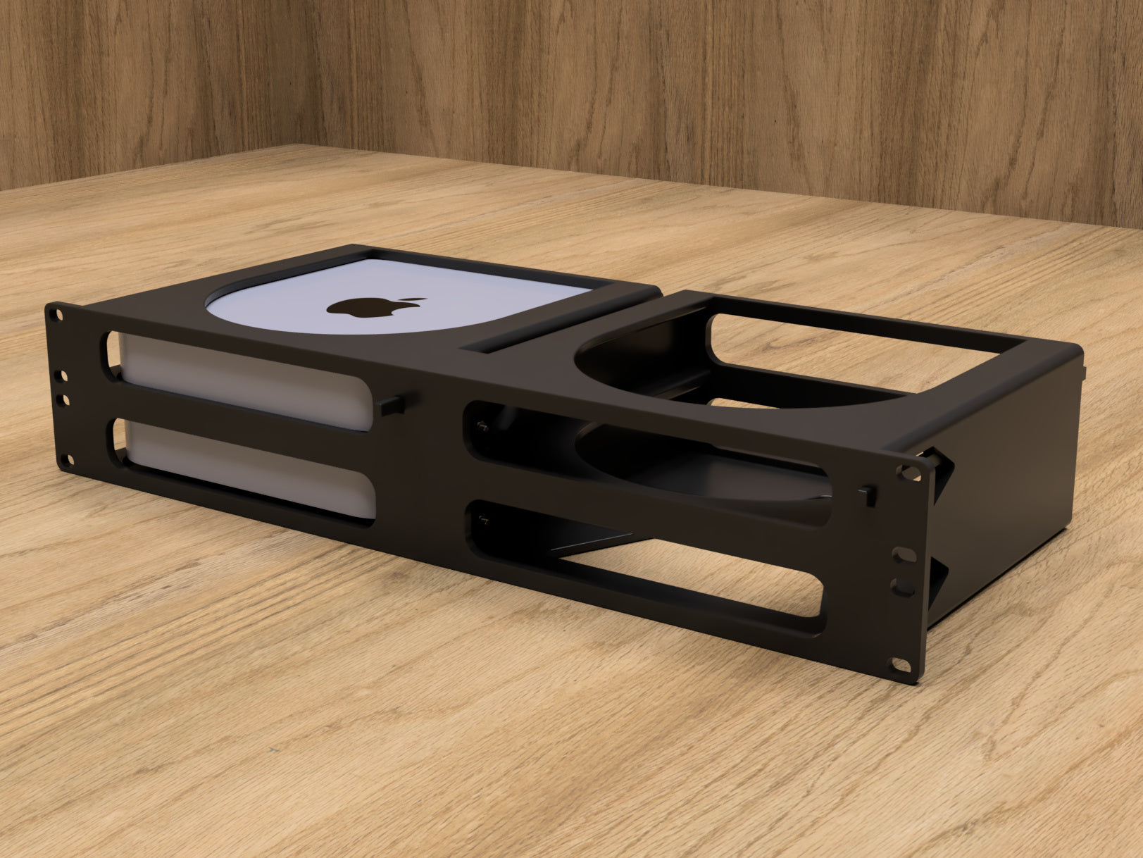 2U Rack mount for Apple Mac Mini and OWC MiniStack (Modular) – Hive ...