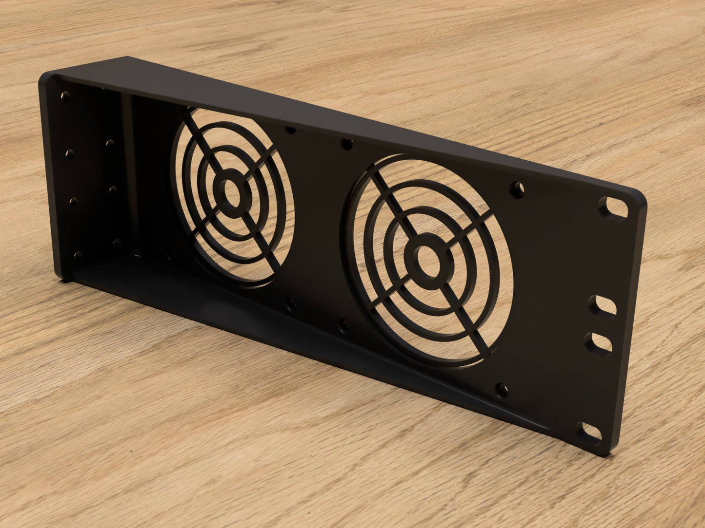 2U Dual 80mm Fan Mounting Plate (Modular)