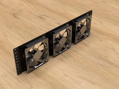 3U Rack mount for 120mm Fans (3)