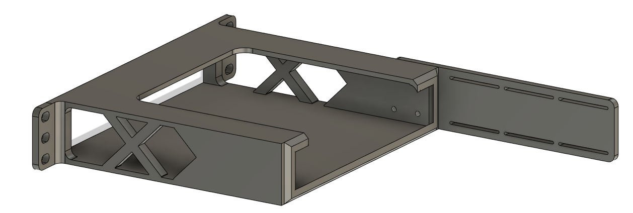 Rack mount for Dell Optiplex Micro PCs (10-Inch)