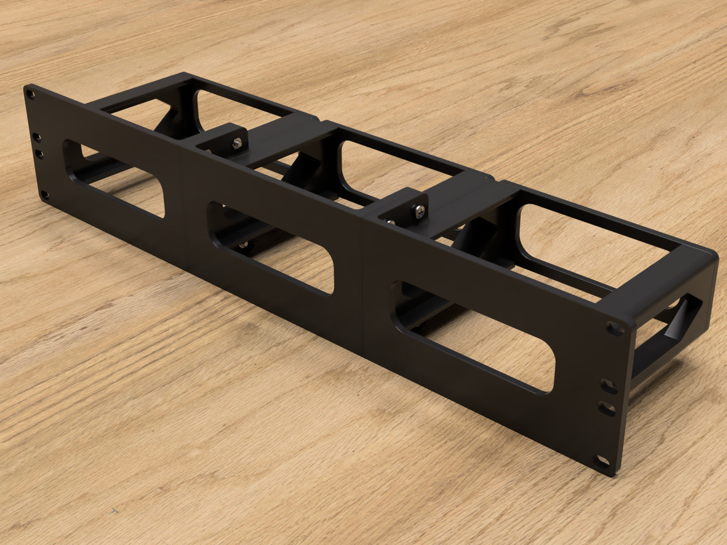 2U Rack Mount for 3x BeeLink SER5 PRO / SER5 MAX Mini PCs