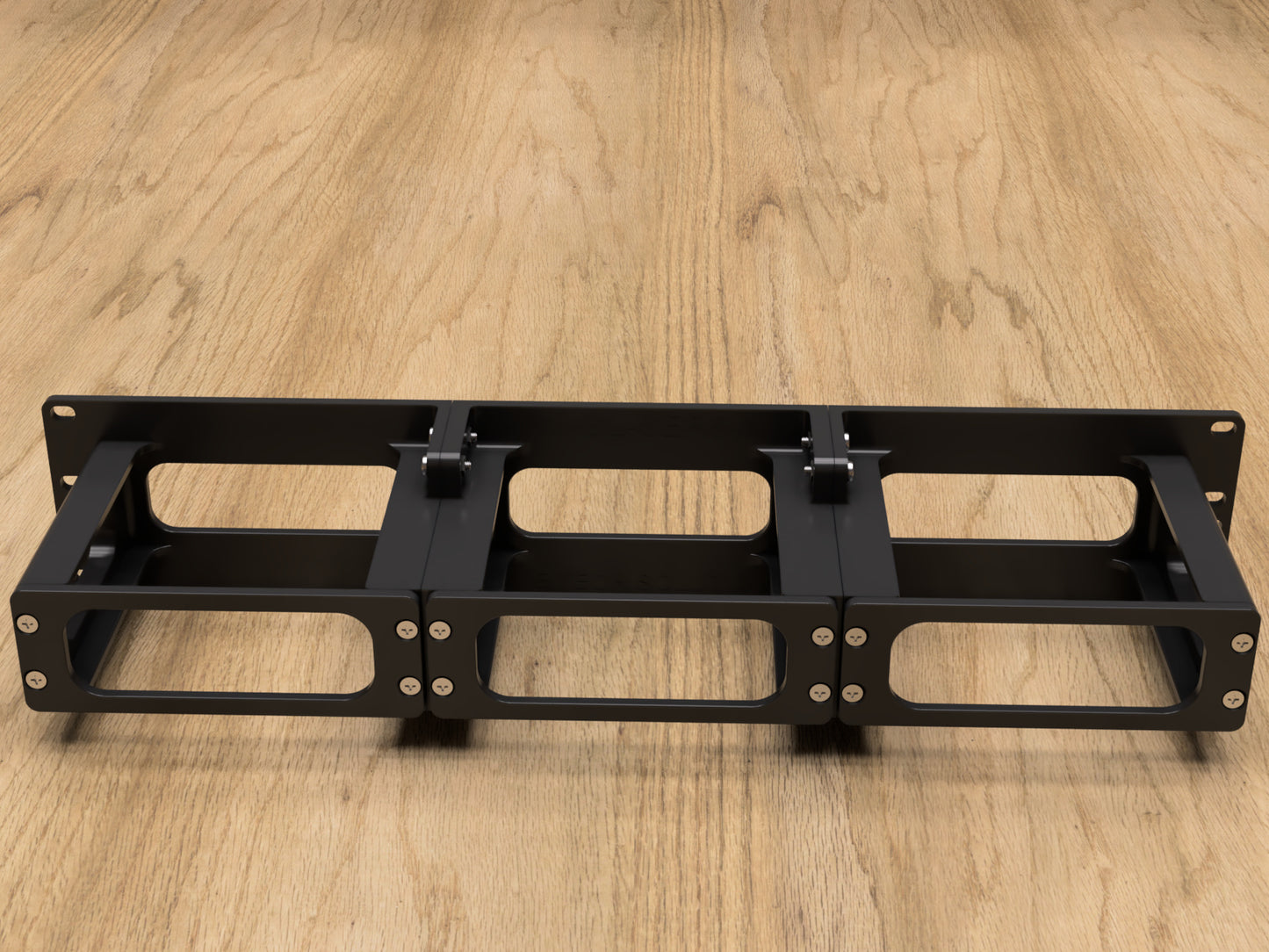 2U Rack Mount for 3x BeeLink SER5 PRO / SER5 MAX Mini PCs