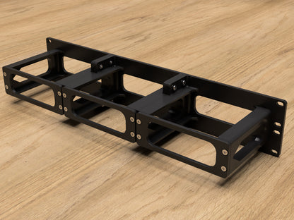 2U Rack Mount for 3x BeeLink SER5 PRO / SER5 MAX Mini PCs