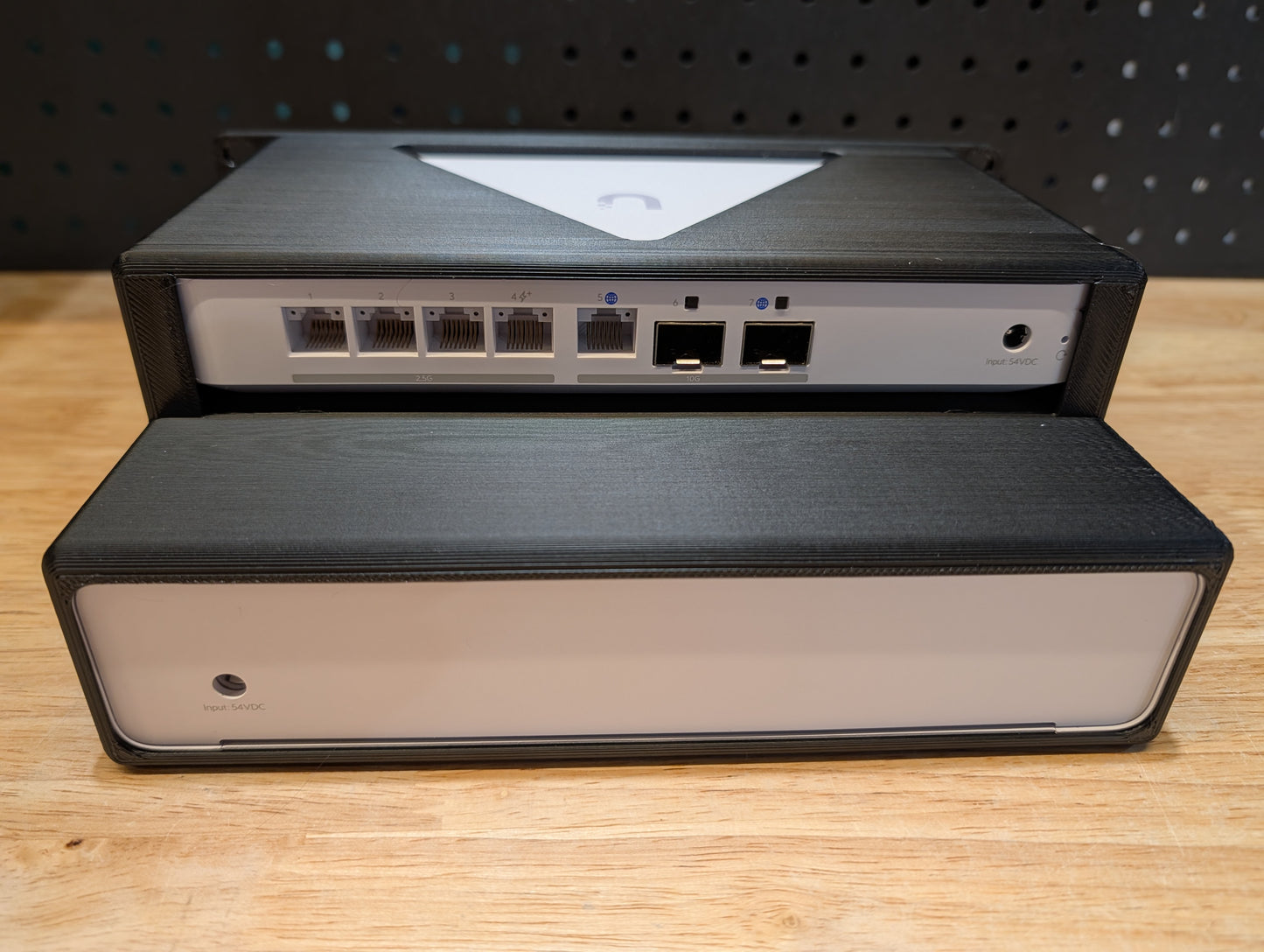 10 Inch 2RU Rack Mount for Ubiquiti Unifi Cloud Gateway Fiber and Pro XG 8 POE Switch