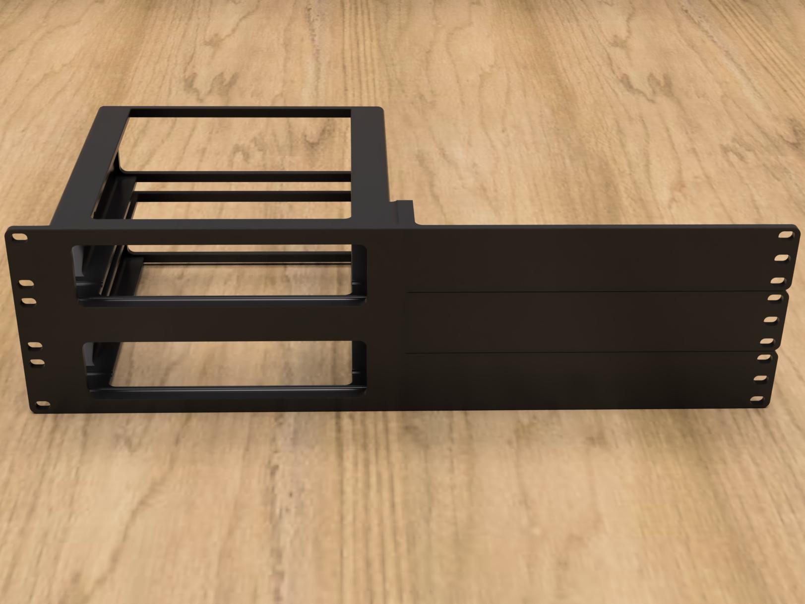Ms Rack Mount Rack Mount for 2x Minisforum MS-01/MS-A2 WorkStations (Modular) – Hive ...