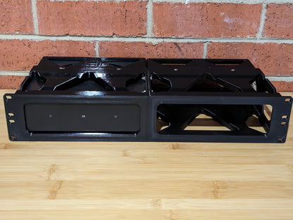 Rack mount for 2x Sonos AMPs