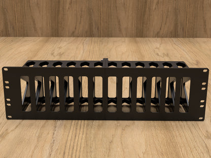 3U Rack Mount for 12x Blackmagic Design UpDownCross HD