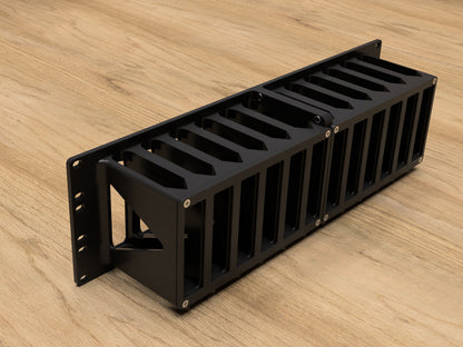 3U Rack Mount for 12x Blackmagic Design UpDownCross HD