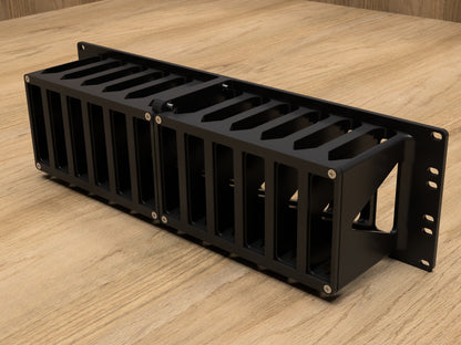 3U Rack Mount for 12x Blackmagic Design UpDownCross HD