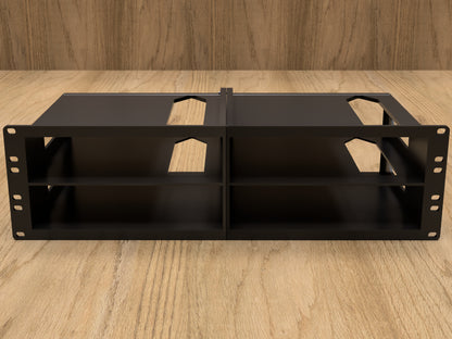 3U Rack mount for 4x Yamaha WXA-50 Wireless Streaming Amplifiers