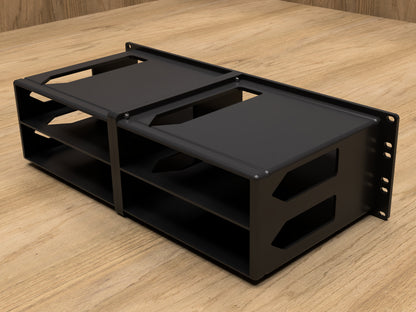3U Rack mount for 4x Yamaha WXA-50 Wireless Streaming Amplifiers