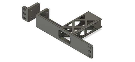 Rack mount for Unifi Switch 8 150W & Unifi Cloud Key Gen2