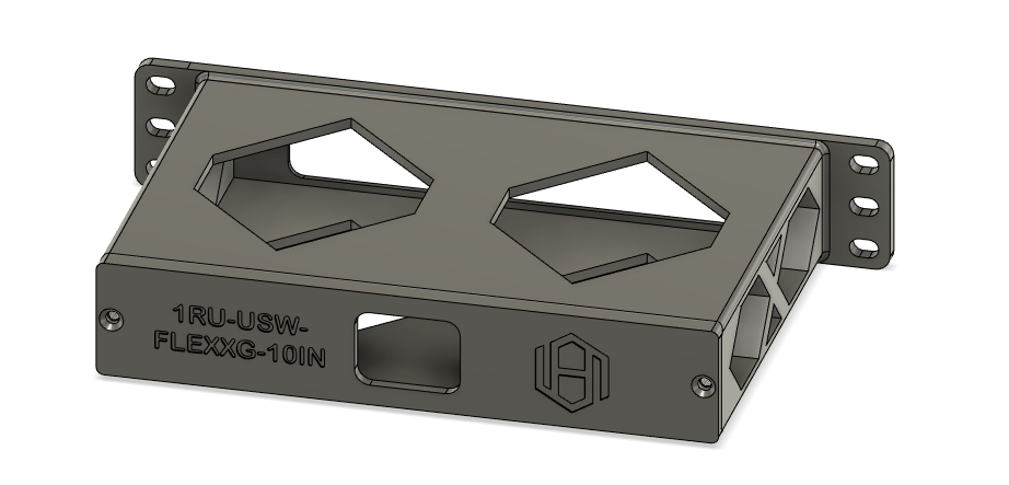 Rack mount for Unifi Flex-XG Switch (10-Inch) – Hive Tech Solutions